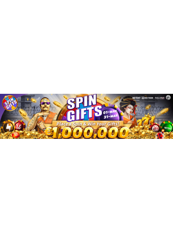 WhiteCliff - Evolution Slots Spin Gift Promotion